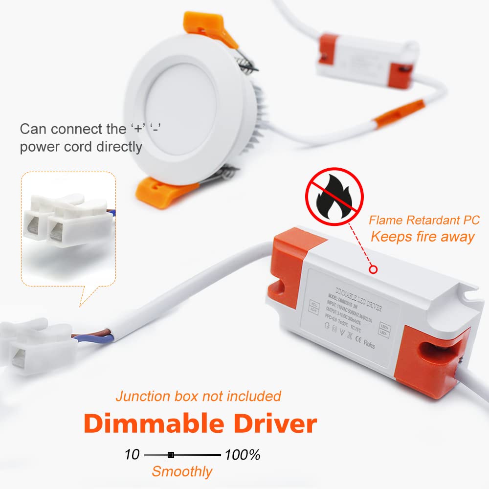 LightingWill recessed lighting dimmable setup demonstrates smooth 10-100% dimming.