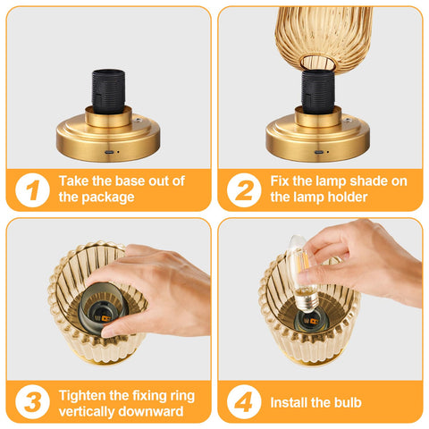 LightRound bulb included for immediate illumination.