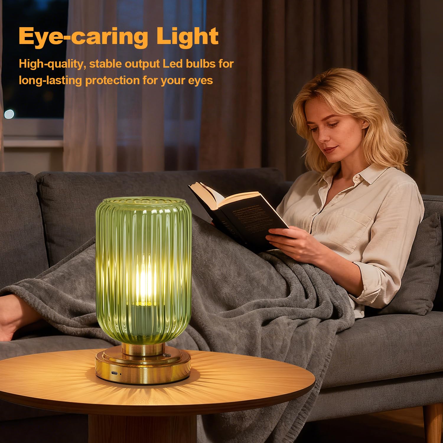 LightRound compact UL-certified lamp for safe, portable use.