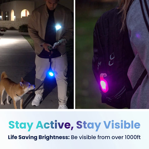Lightsflo Clipglow long-lasting battery runs 8-10 hours on a full charge.