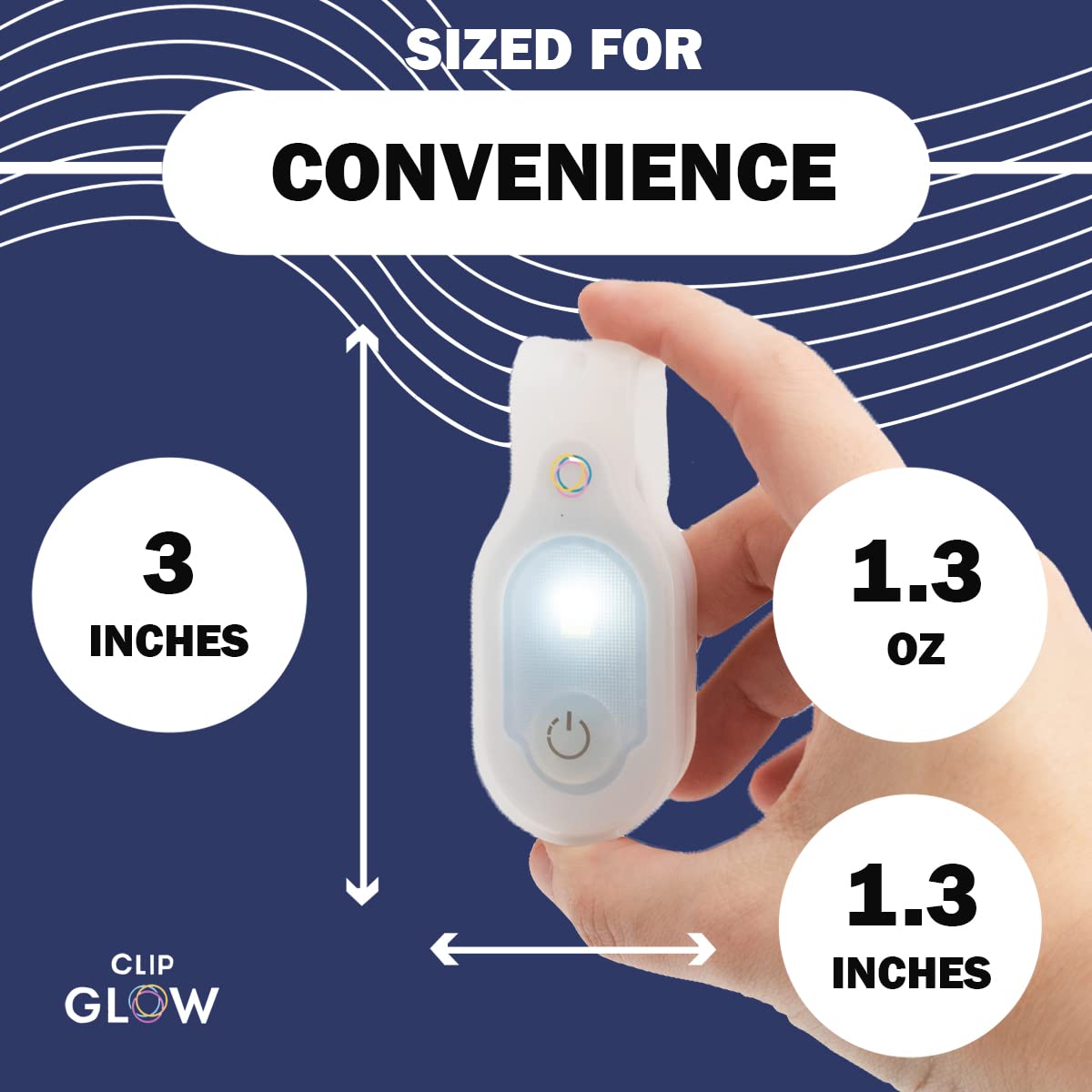 Lightsflo Clipglow clip-on light enhances safety in dim rooms and during rounds.