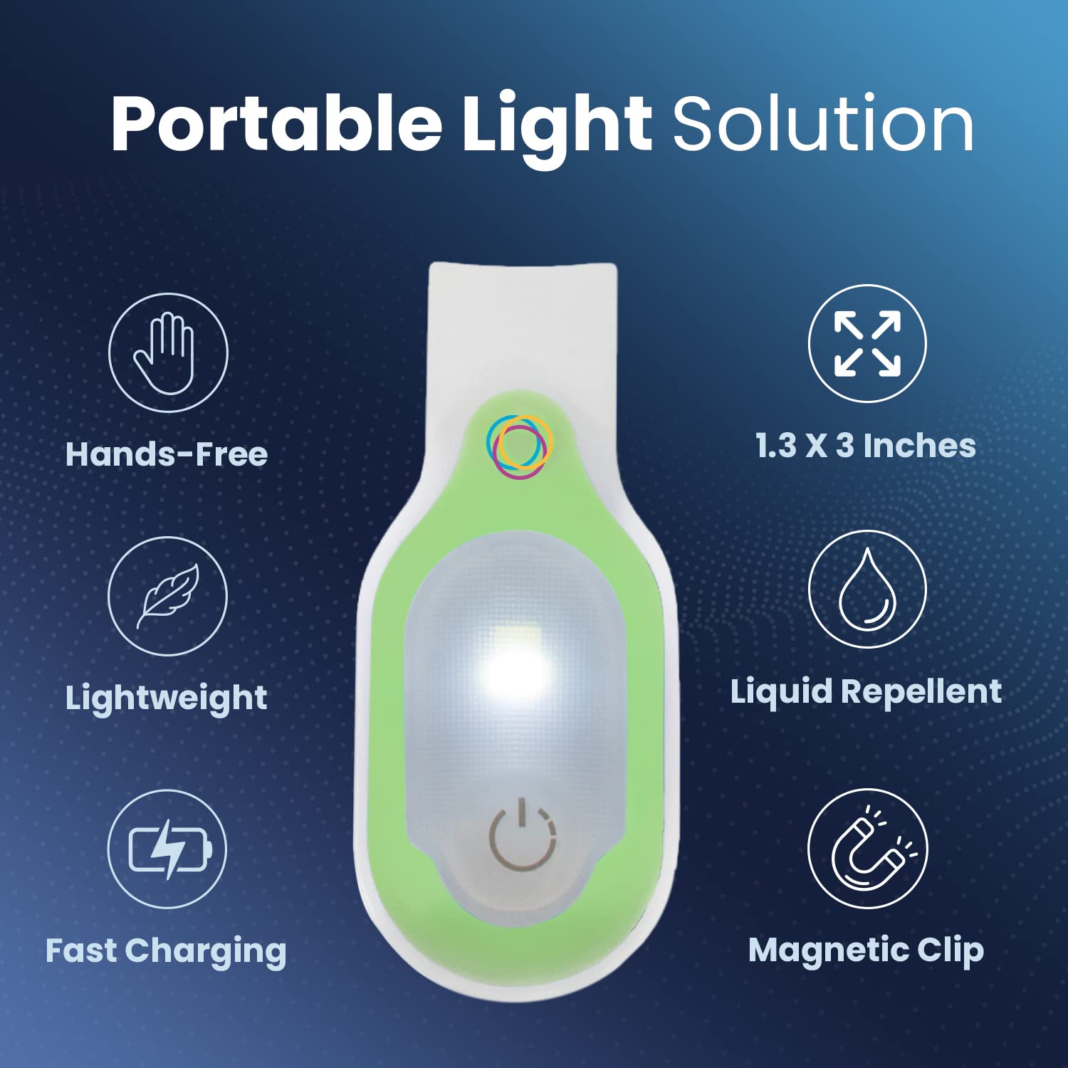 Lightsflo Clipglow USB-rechargeable light offers reliable illumination during long shifts.