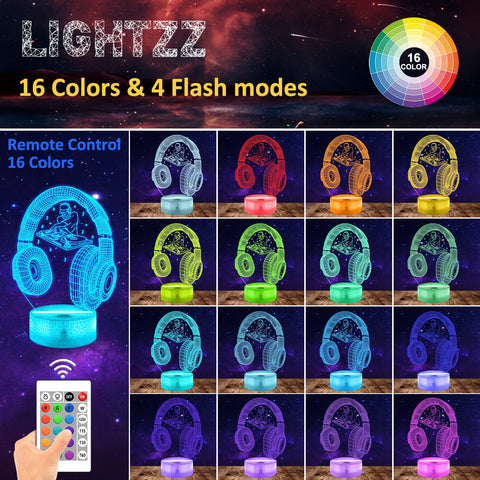 Lightzz DJ Night Light acrylic sheet creates depth in any DJ setup or man cave.