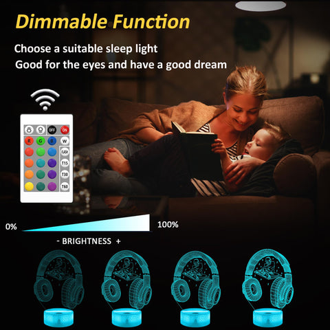 Lightzz DJ Night Light color palette offers 16 options for ambiance.