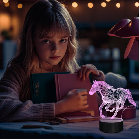 Lightzz lamp emits soft, non-flicker light for bedtime.