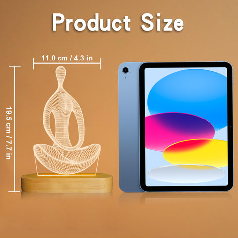 Lightzz Yoga Lamp USB cable enabling flexible power access
