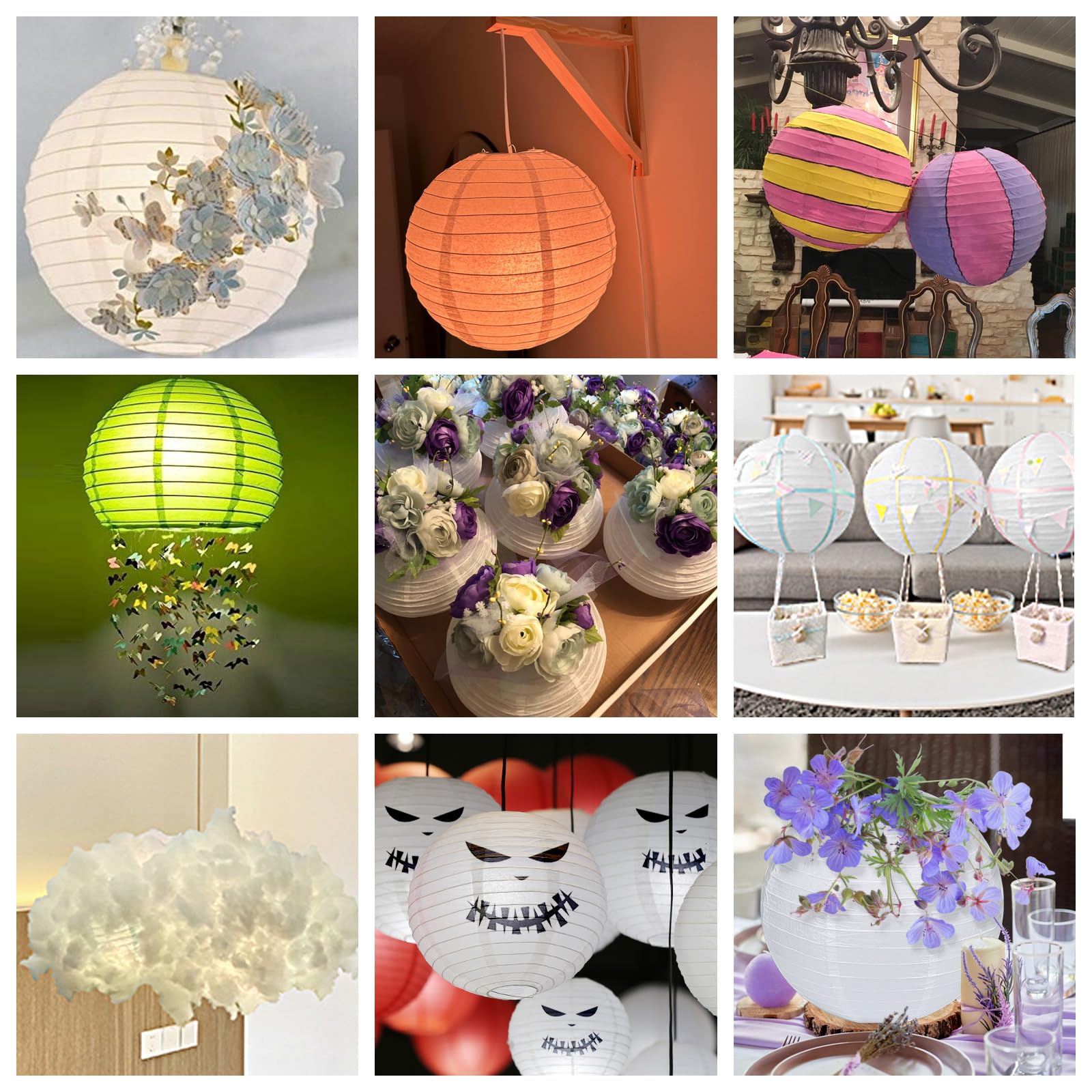 LIHAO lanterns include a mini instruction paper for simple assembly.