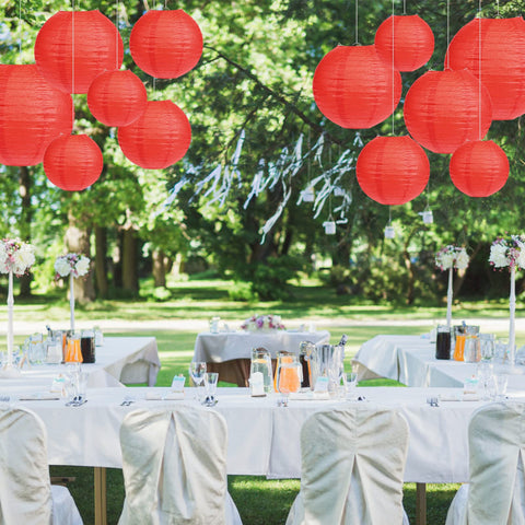 LIHAO red paper lantern pack shot 20pcs for bulk celebrations.