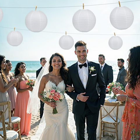LIHAO wedding lanterns create ambient lighting for anniversaries.