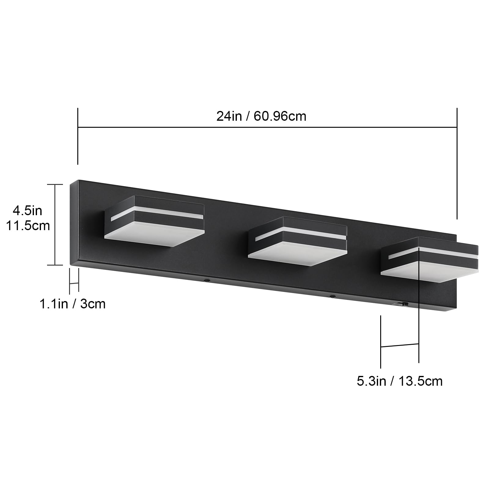Liilokte energy-saving vanity light reduces power use.