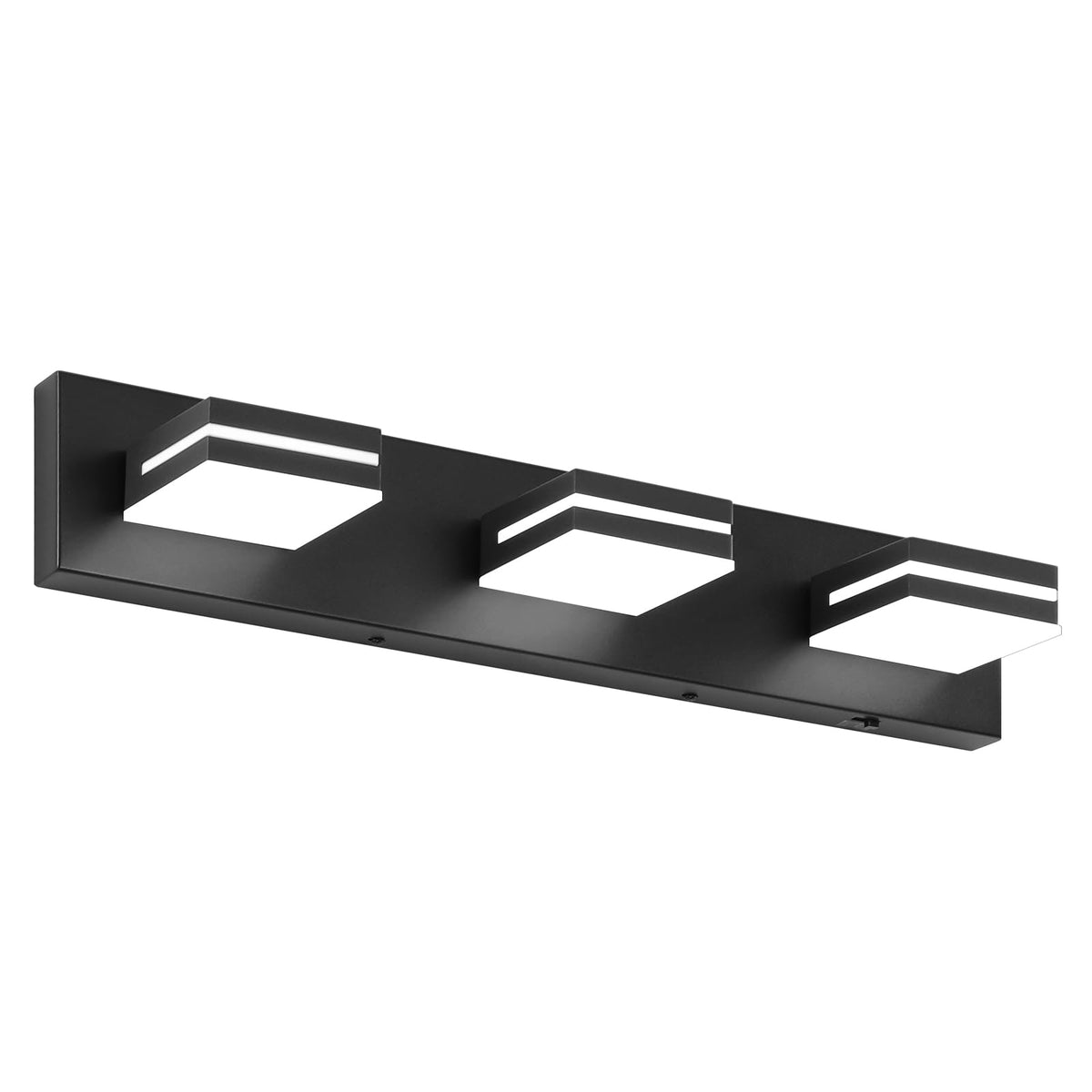 Liilokte vanity light over mirror with three lights for clear bathroom tasks.