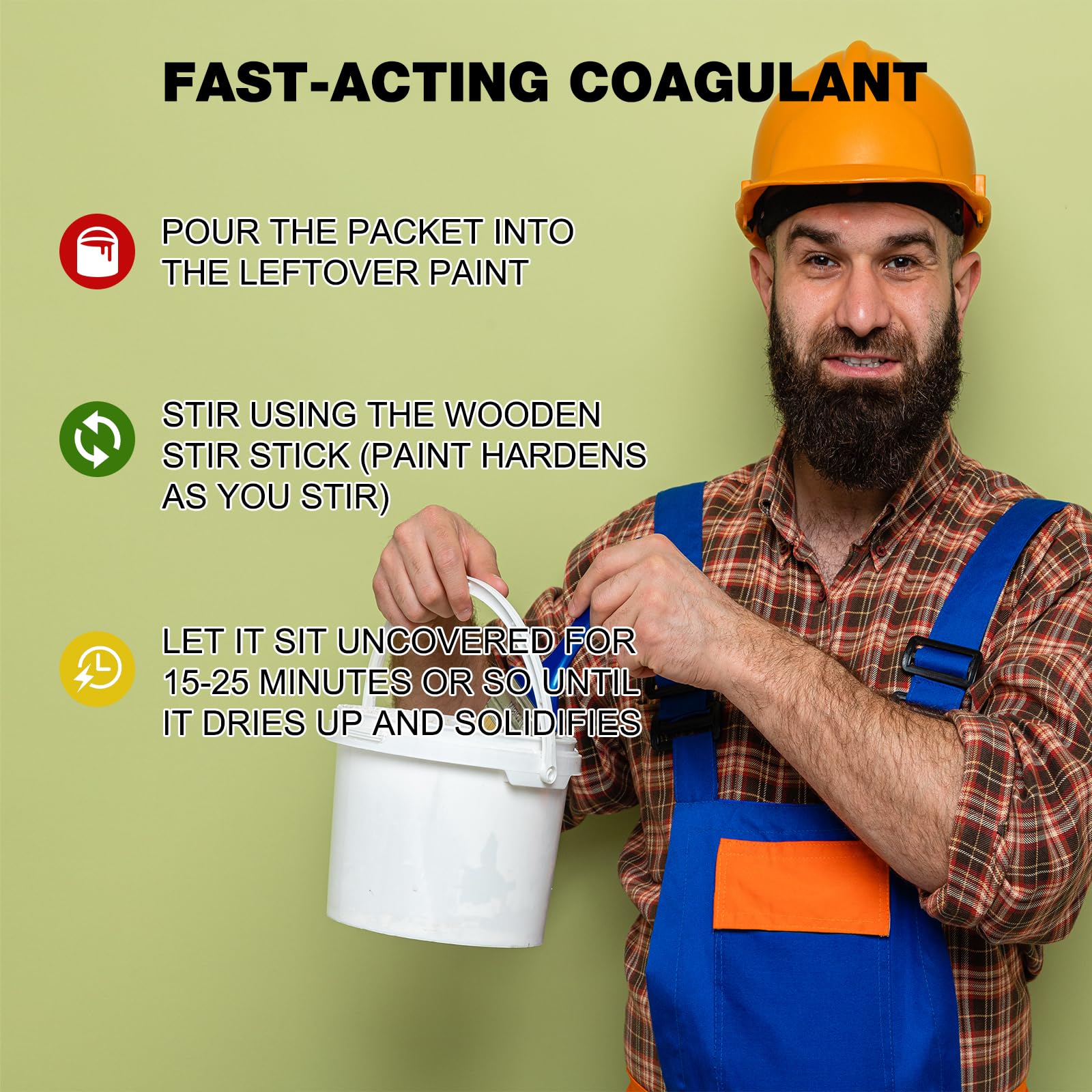 LIIZOUSUDA quick-drying process visibly thickens latex paint effectively