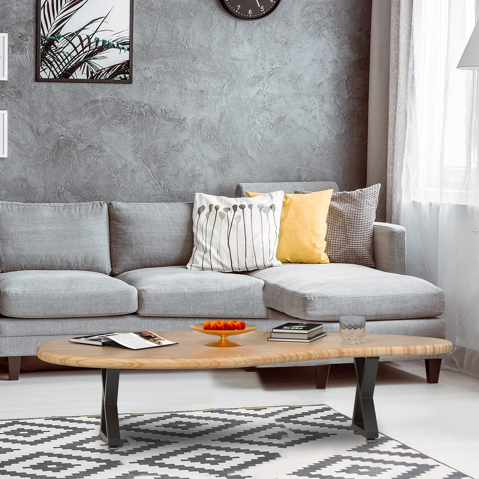 Likapop end-table legs shown for bench or desk conversions.