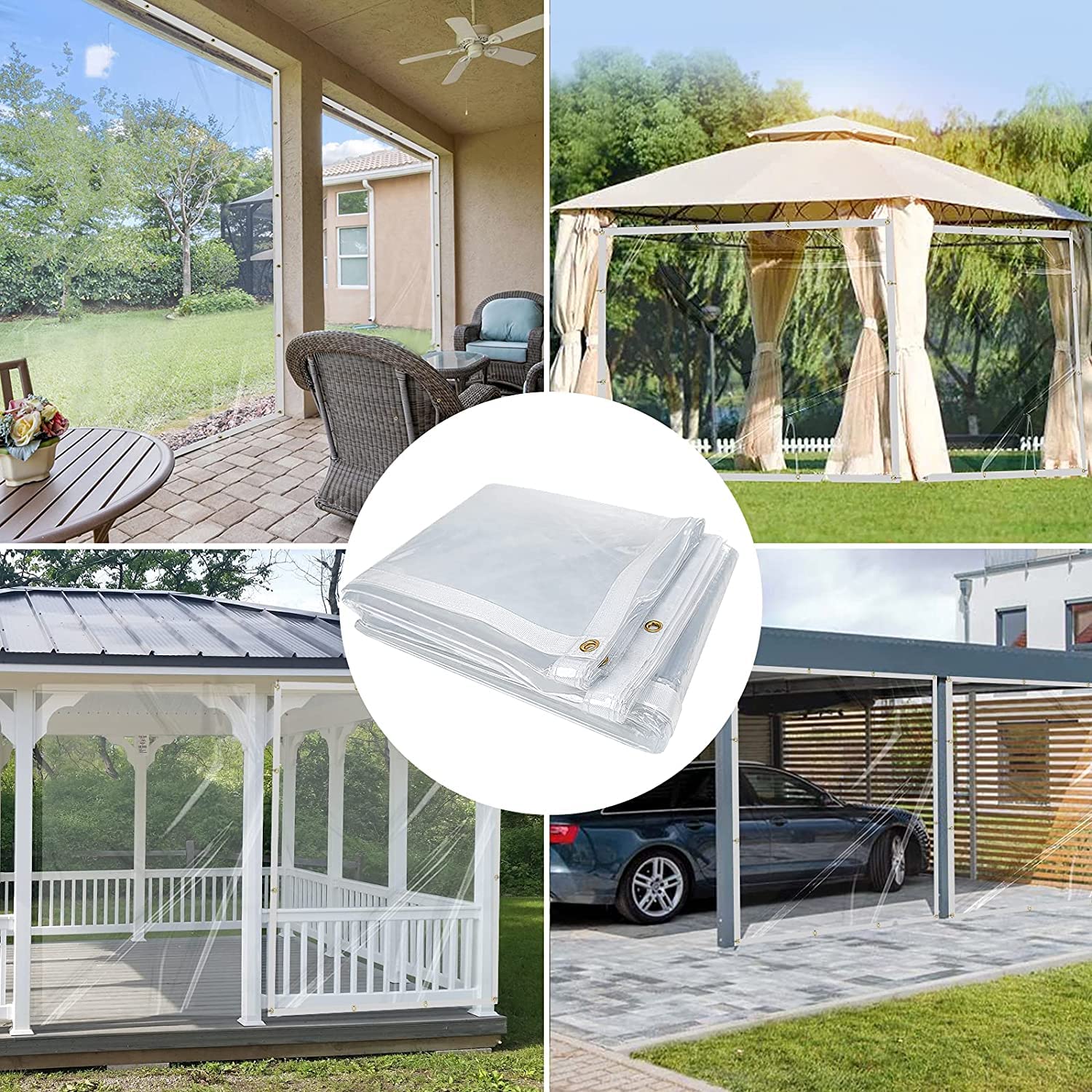 Likeem anti-tear vinyl tarp provides reliable outdoor protection across seasons.