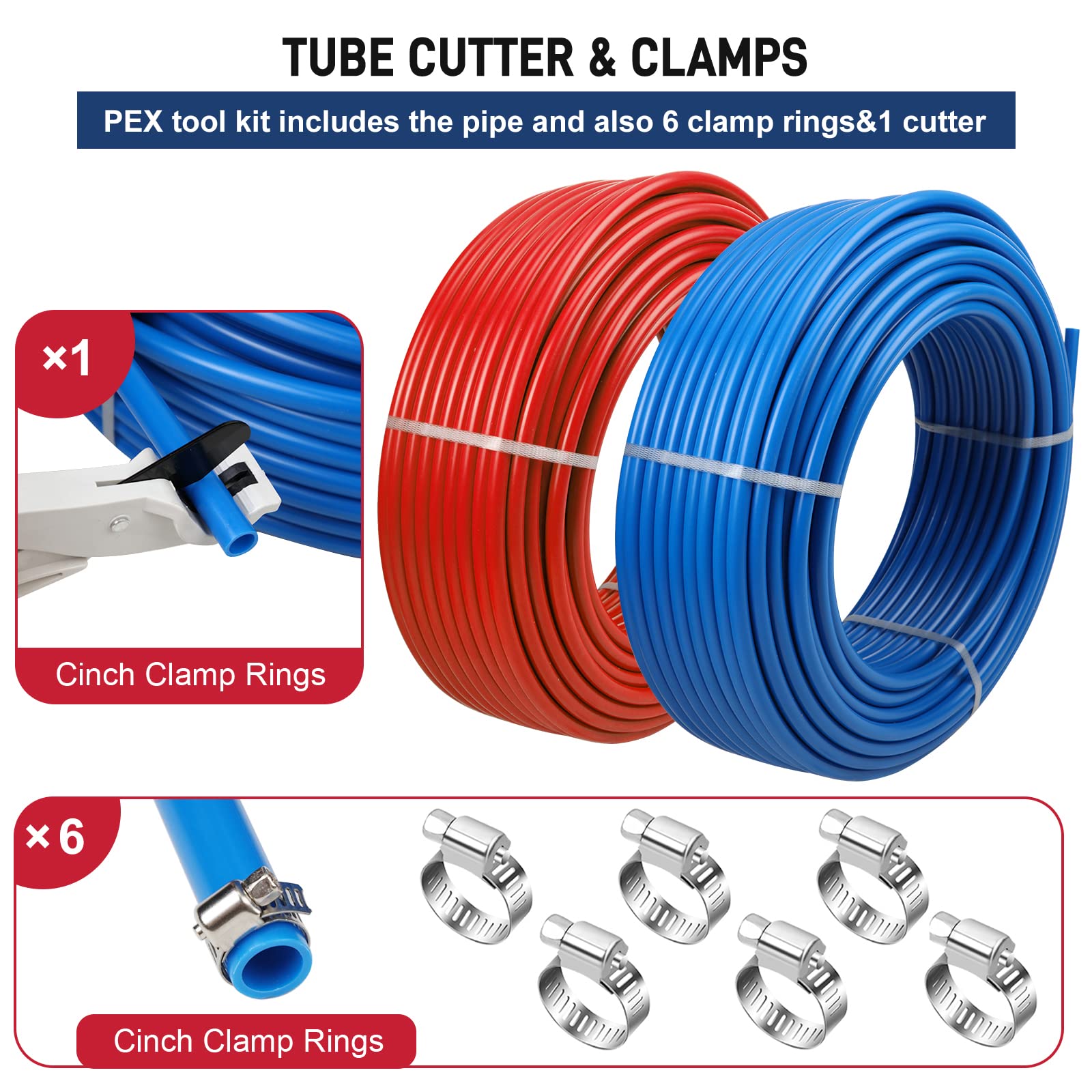 Likeem PEX Pipe with high temperature and pressure tolerance details.