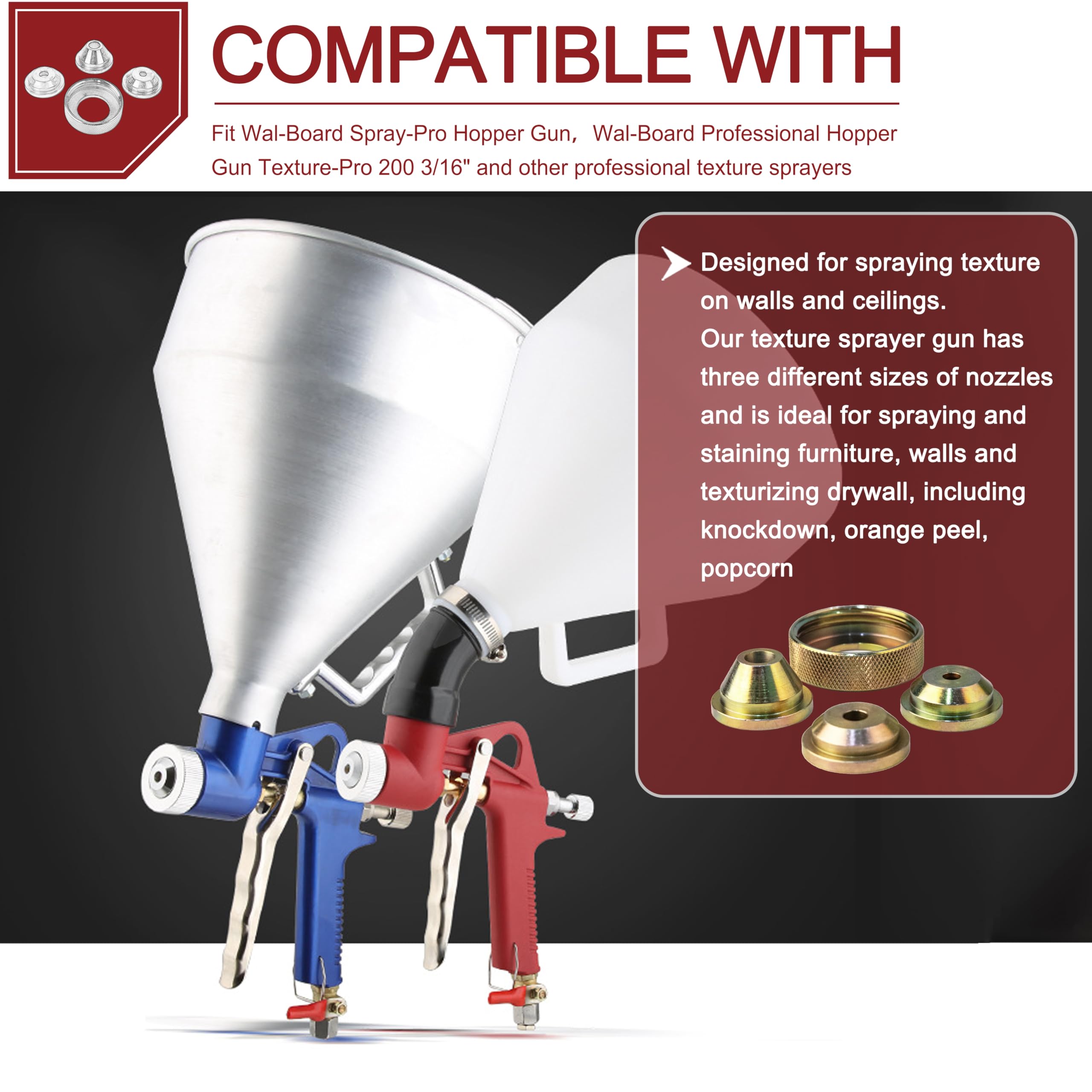 LikeLion threaded collar close-up for quick, tool-free nozzle changes