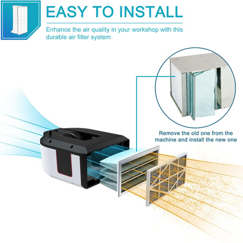 LikeLion washable outer filter for quick maintenance.