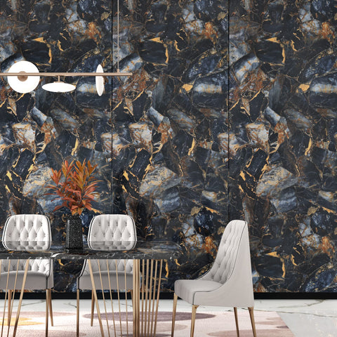 LIKILIKI easy-to-clean marble film on cabinets or backsplashes