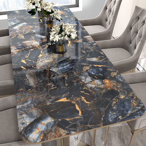 LIKILIKI peel-and-stick application on countertop demonstrates easy installation