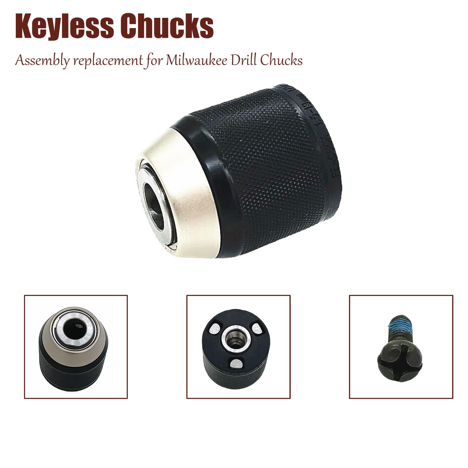LIKINMAKA 12V/18V drill compatibility chuck—stable grip during drilling