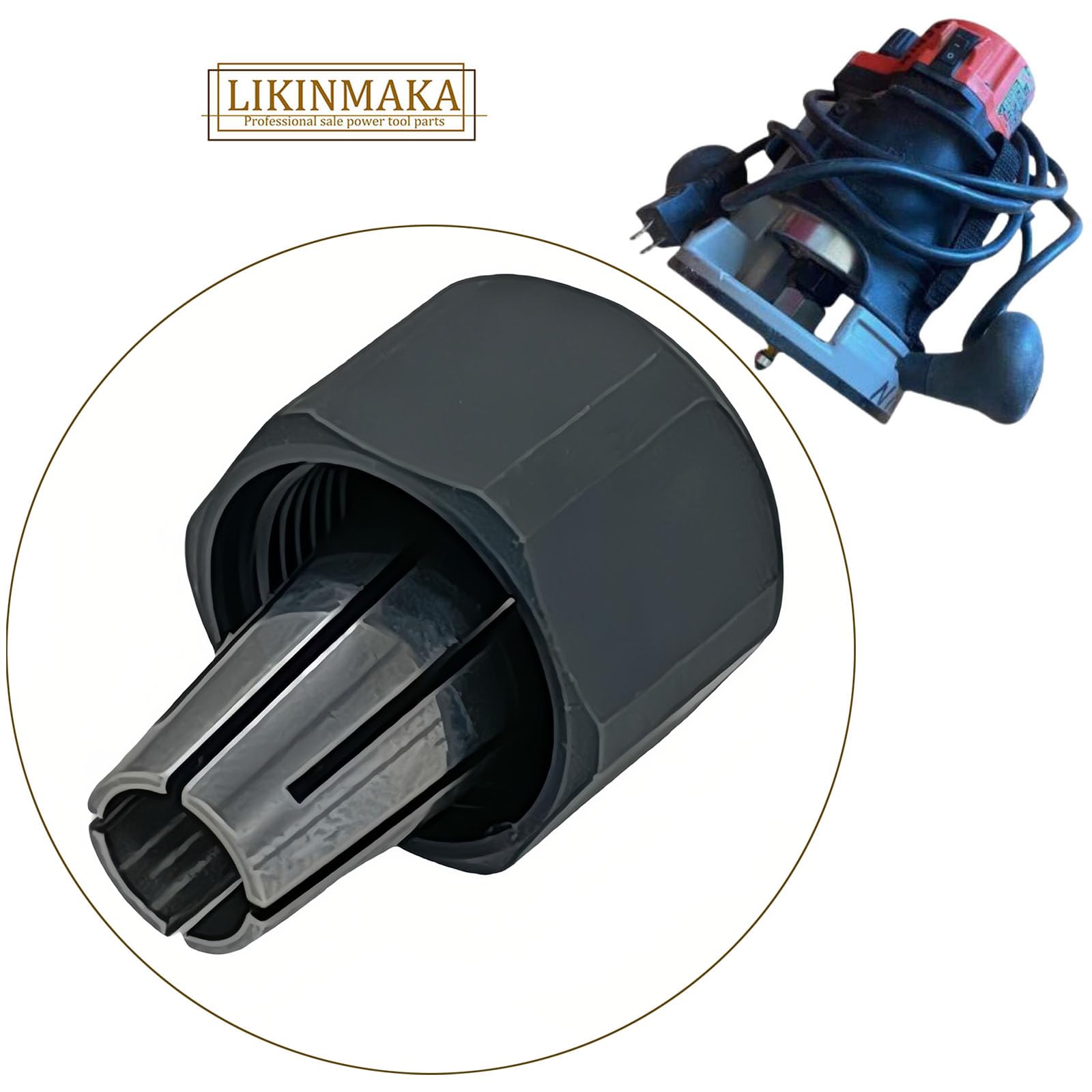 LIKINMAKA 48-66-0975 1/4 inch collet—low vibration, steady performance.