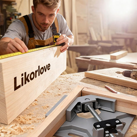 Likorlove cabinet-assembly clamp secures panels for accurate frames and drawers.