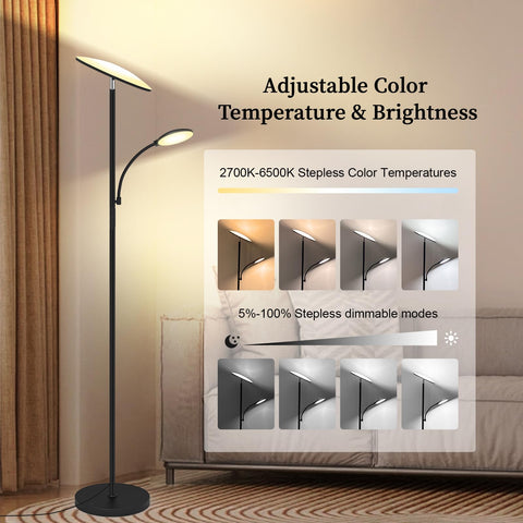 Lilaiaro reading light with flexible gooseneck for focused tasks.