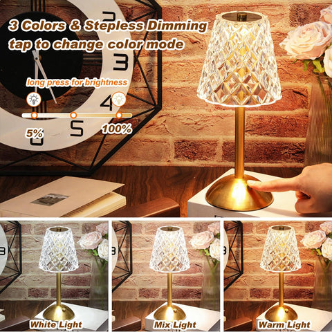 Liliful portable desk lamp charging via USB for cord-free use.