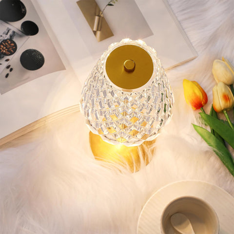 Liliful rechargeable battery lamp is compact and easy to place anywhere.