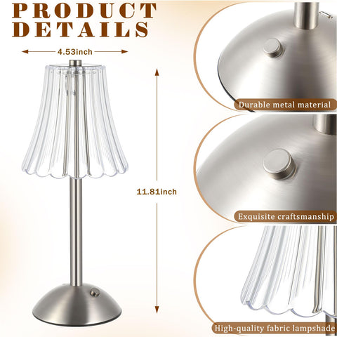 Liliful rose-style lamp close-up shows crystal accents and durable alloy build
