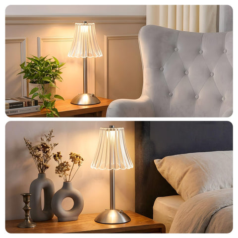 Liliful lamp includes USB charging cable for easy recharging