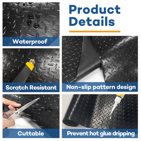 LILXIU 48x17 mat size-fit; fits standard benches and allows cutting to size