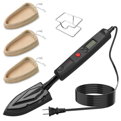 Limsas edge banding iron with LCD display for precise temperature control during projects