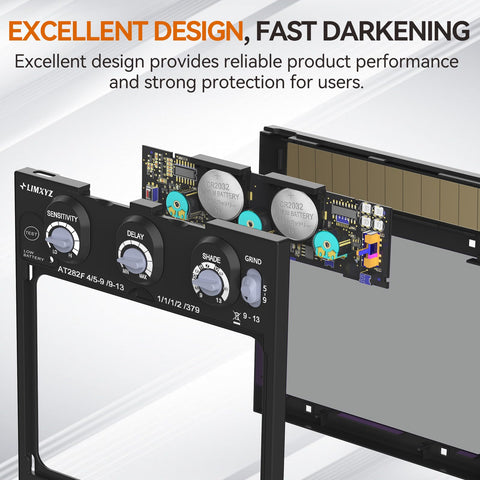 LIMXYZ clear 3.66 x 1.69 inch visual window for welds