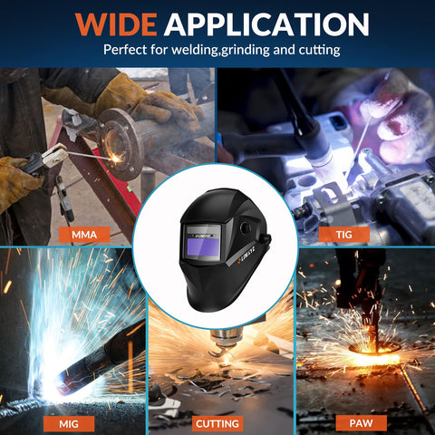 LIMXYZ M-001 welding gloves included for better grip and protection.