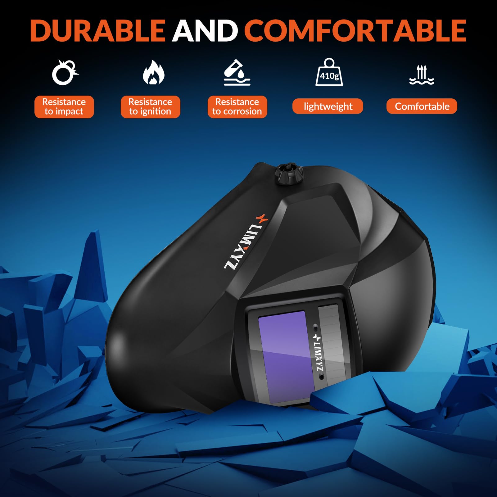 LIMXYZ durable PP shell provides shock resistance and flame retardance.