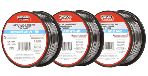 Lincoln Electric ED030584 MIG wire spool for clean, smooth beads.
