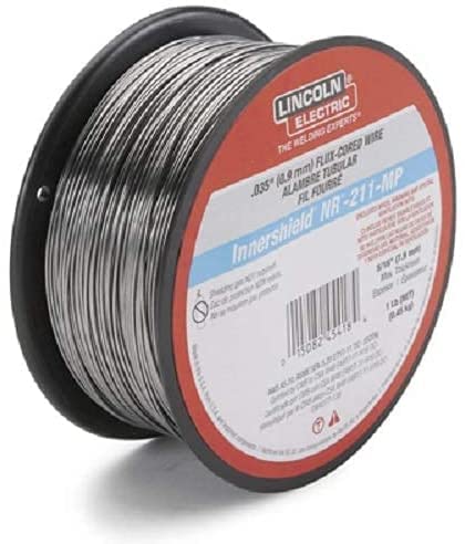 Mild steel NR-211-MP all-position MIG welding wire.