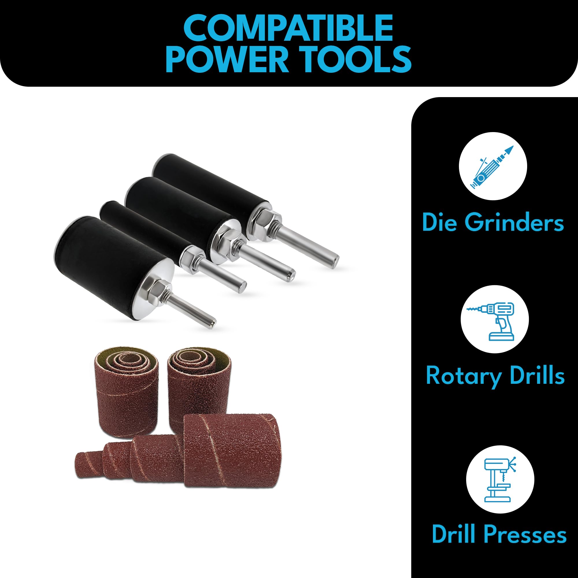 LINE10 Tools rubber drum in one-inch diameter for shaping curves.