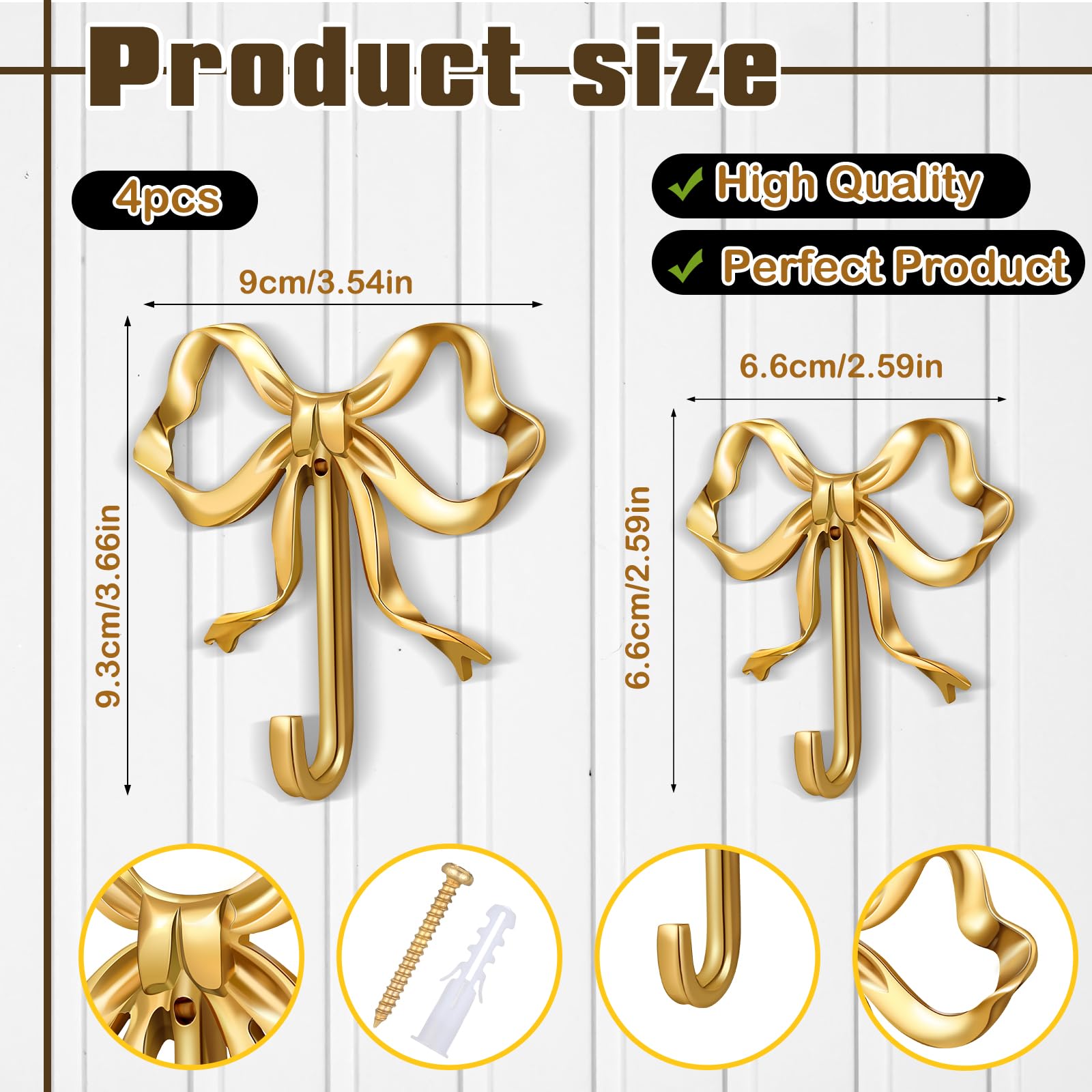 Lineshading brass wall hook shows waterproof, durable design for daily use.