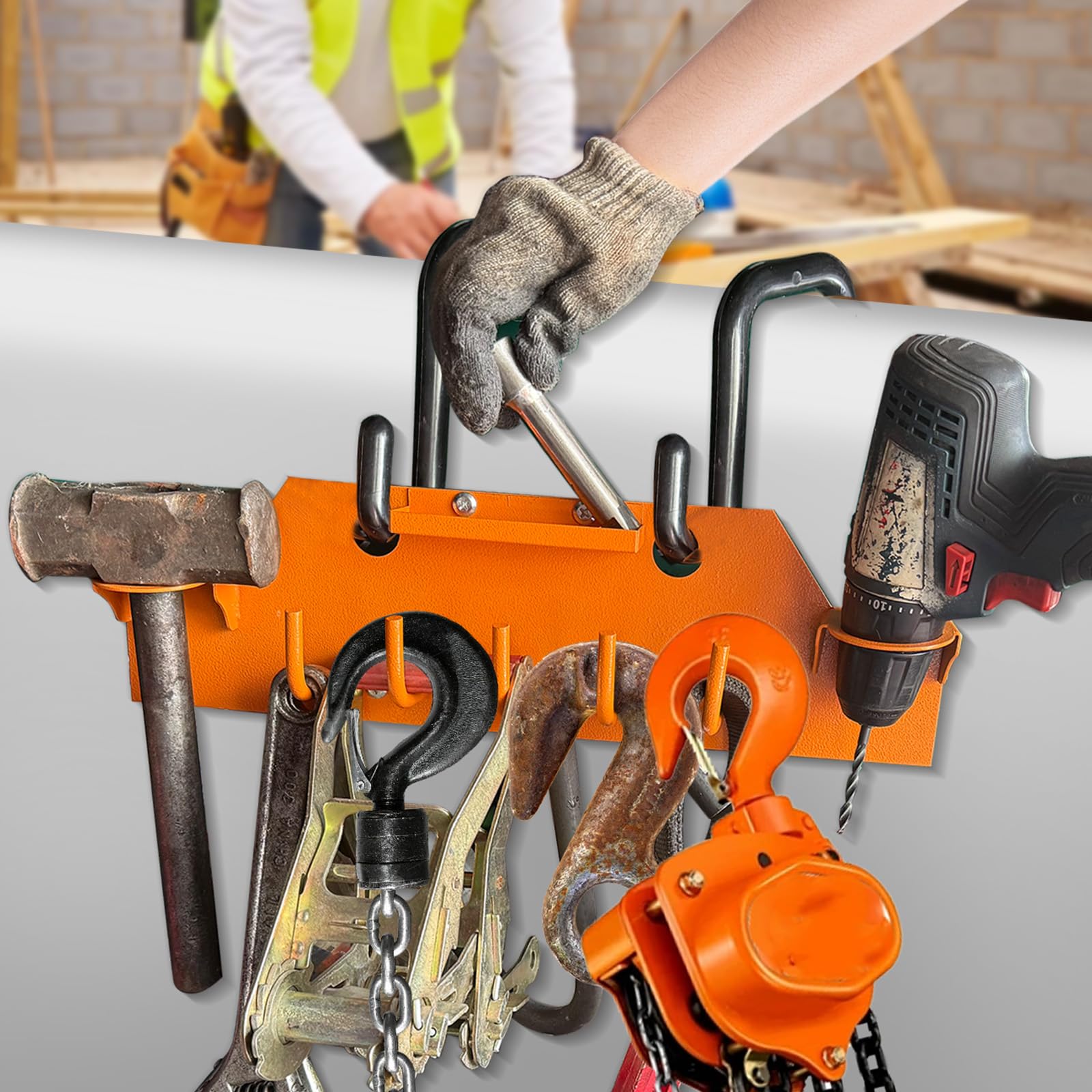 Linework Lineman Tool Board screw tray keeps small parts within reach
