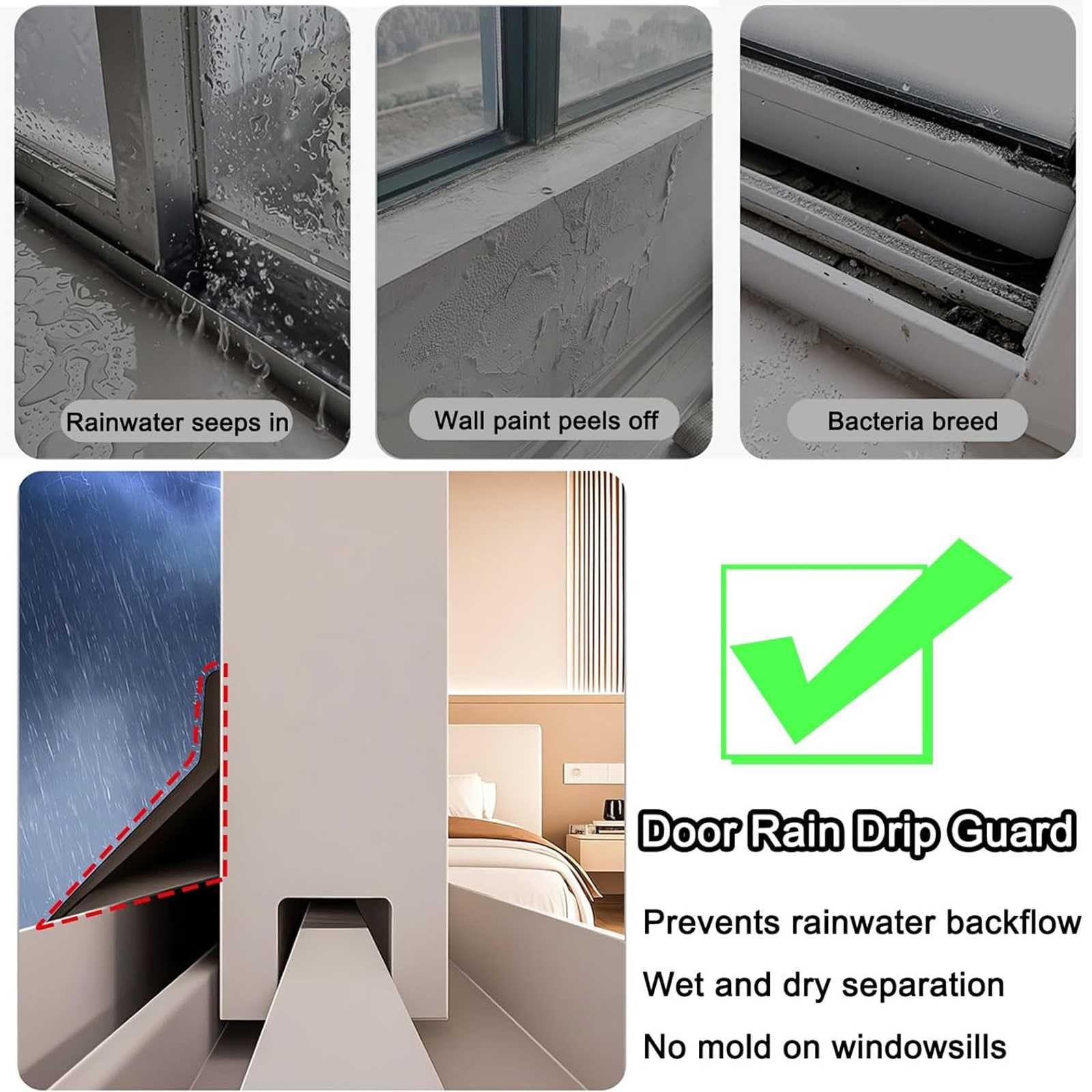 LINGHGD easy no-drill installation on clean, dry surfaces