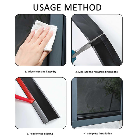 LINGHGD universal window fit for various outward-opening designs