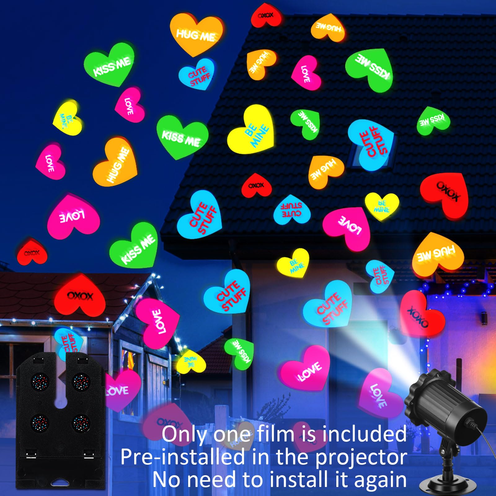 Lingvee easy-install ground stake makes setup quick for Valentine displays.