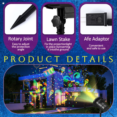 Lingvee Mardi Gras stake installation for quick, tool-free setup.