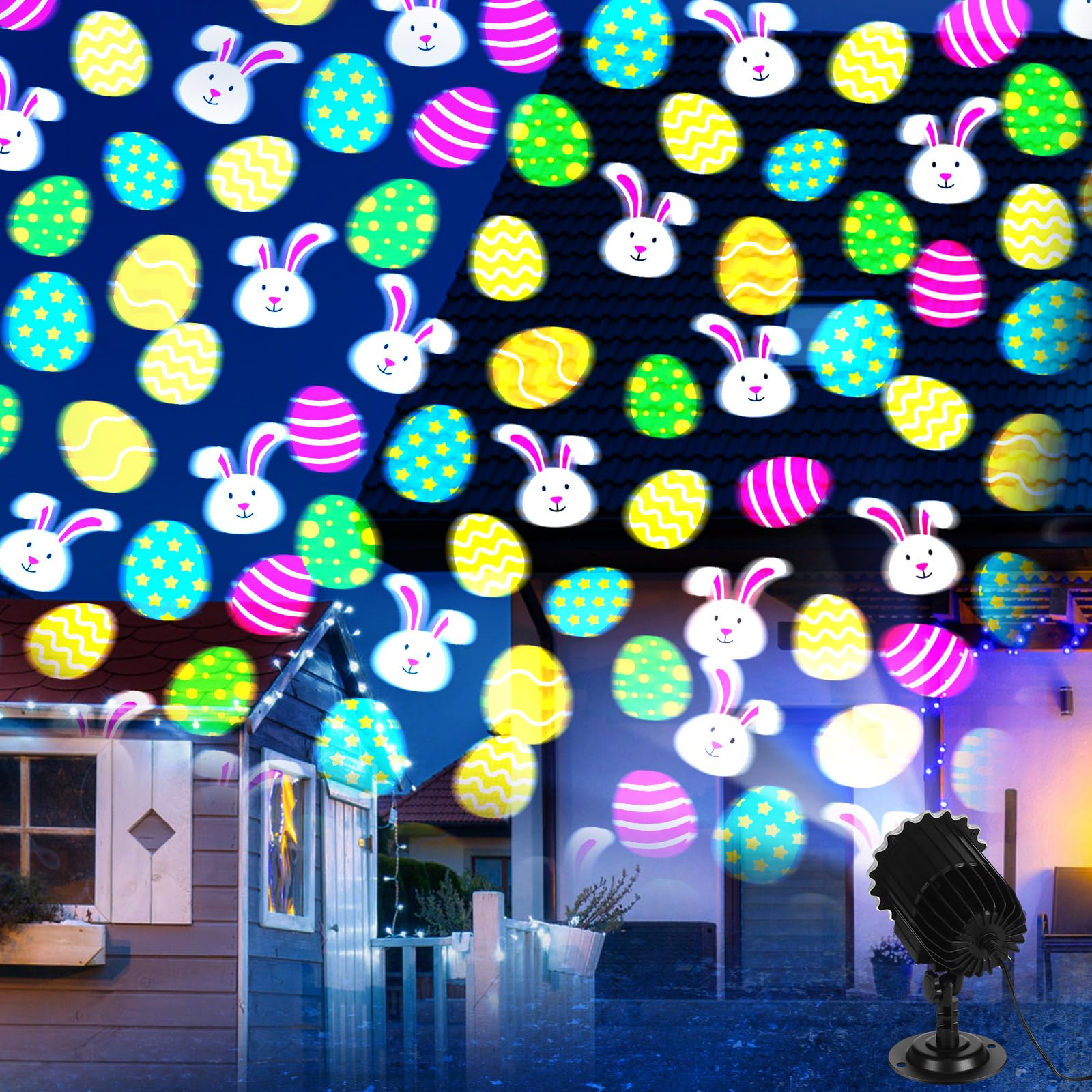 Lingvee Valentine Projector with stake allows quick ground installation