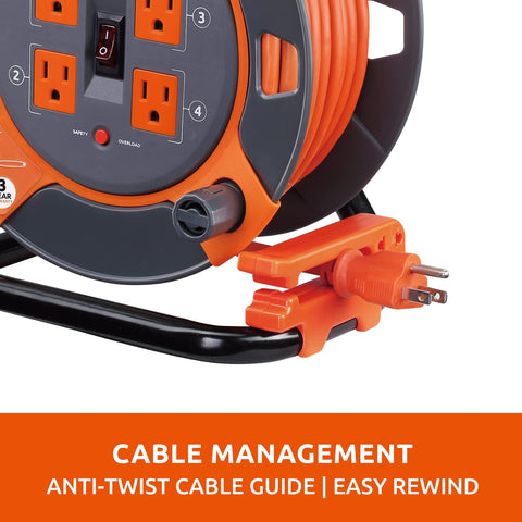 Link2Home compact design with cord lock for tidy storage.