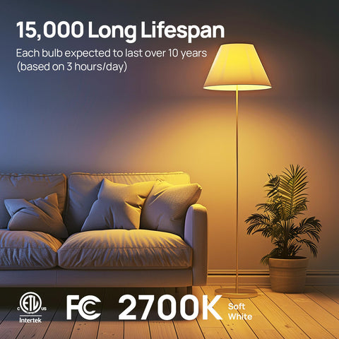 Linkind A19 long life bulb reduces replacement frequency