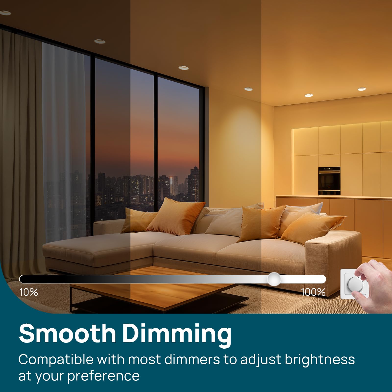 Energy-saving Linkind BR30 bulb uses 10W for bright light