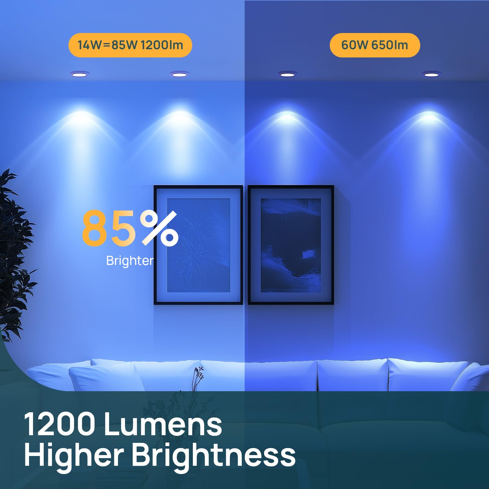 Linkind BR30 fits recessed cans securely, ideal for kitchen lighting.